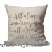 4 Wooden Shoes Personalized All of Me Loves All of You Textured Linen Throw Pillow FWDS1623